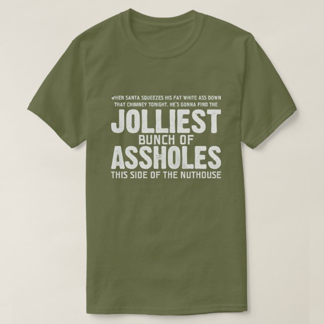 Tjuvliga julfester t shirt (Design framsida)