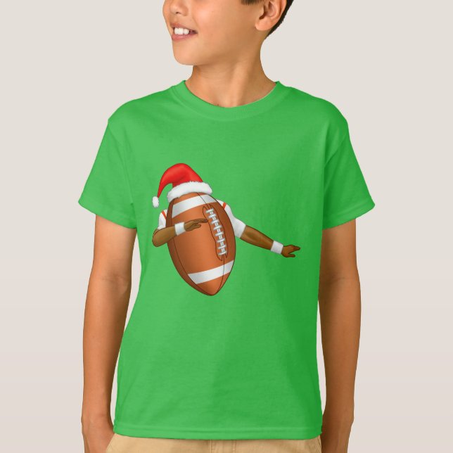 Tjuvusiskt fotbollsbyte Dance Santa Hat T Shirt (Framsida)
