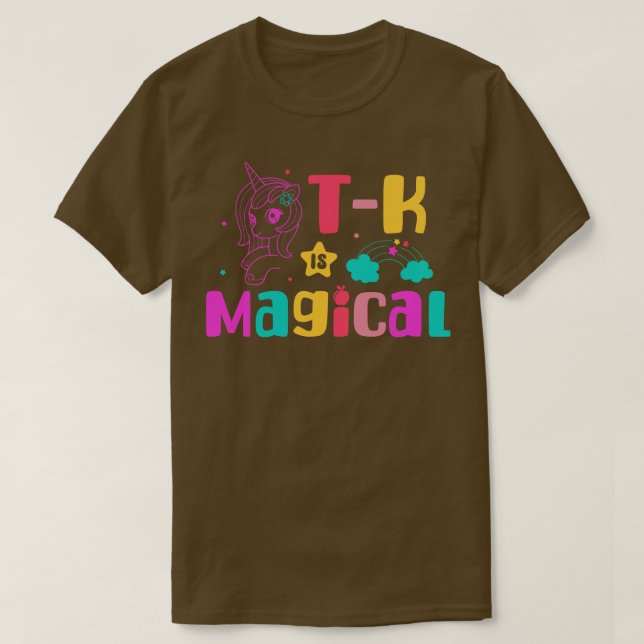 TK är Magic Unicorn Transitional Kindergarten Te T Shirt (Design framsida)