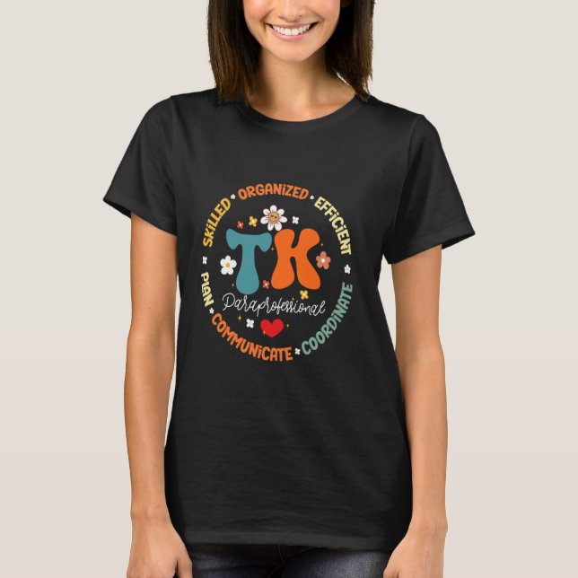 TK ParaProfessional Squad Transitional-Kindergarte T Shirt (Framsida)