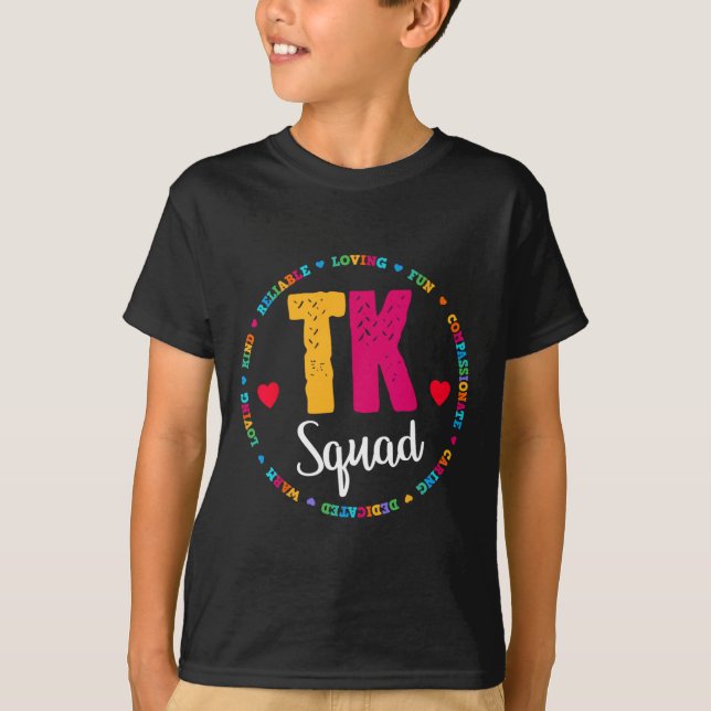 Tk Squad Tee - Övergångsklass Lärare T (Framsida)
