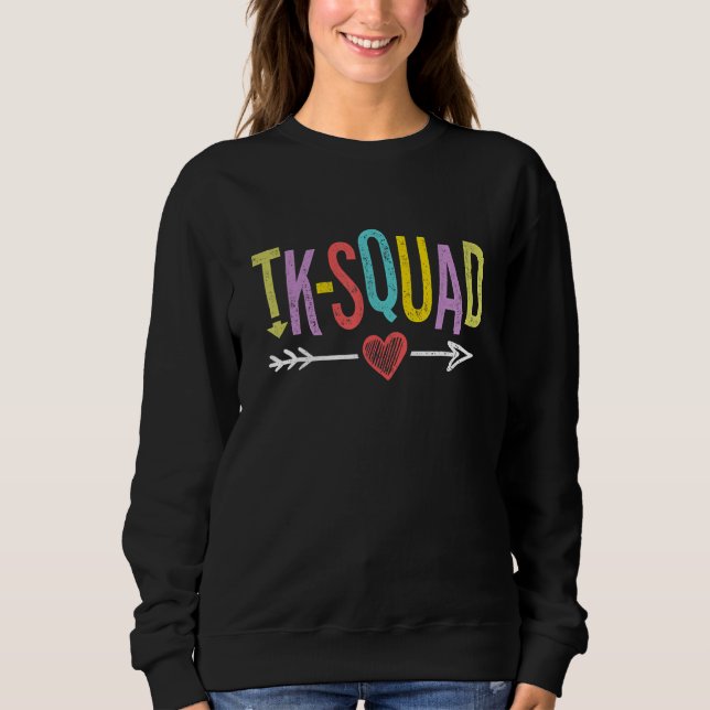 Tk Squad Transitional Kindergarten Teacher Team C T Shirt (Framsida)