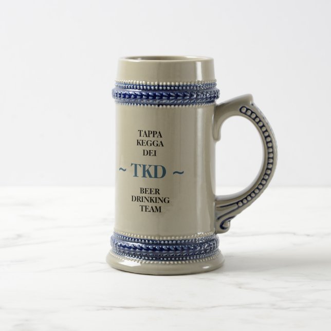 TKD BEER TEAM stein (keramiskt) Sejdel (Höger)