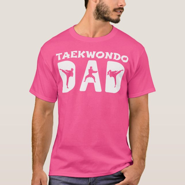 Tkd Manar Taekwondo Pappa T Shirt (Framsida)