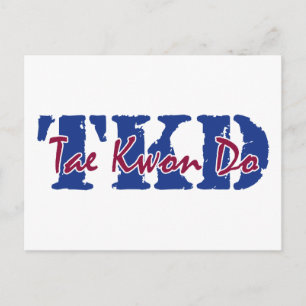 TKD Tae Kwon Do Vykort