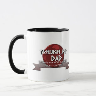 TKD TAEKWONDO PAPPA MOTTO MUGG
