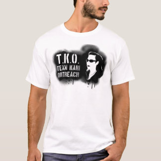 TKO - Svarten stencilerar Tee Shirt