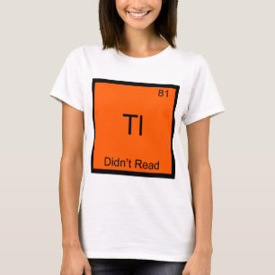 TL;DR Kemiskt Elementsymbol Rolig TLDR Tröja