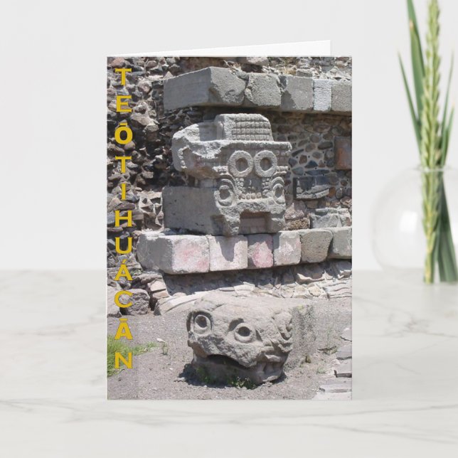 Tláloc, Teōtihuácān, Mexiko - kort (Framsida)