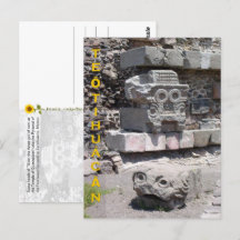 Tláloc, Teōtihuácān, Mexiko - vykort
