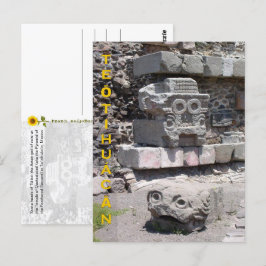 Tláloc, Teōtihuácān, Mexiko - vykort