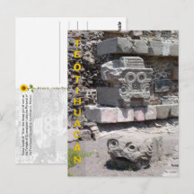 Tláloc, Teōtihuácān, Mexiko - vykort