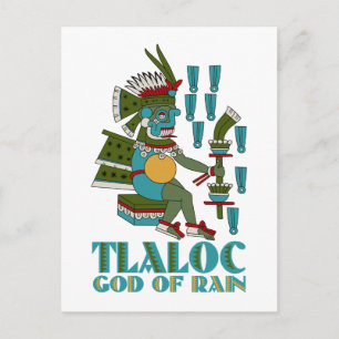 Tlaloc Vykort
