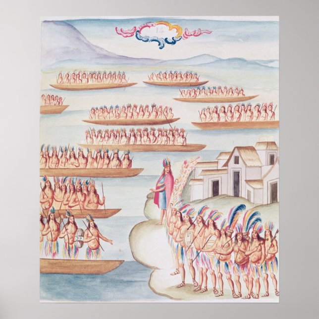Tlatelolco och Lagunen Poster (Framsidan)