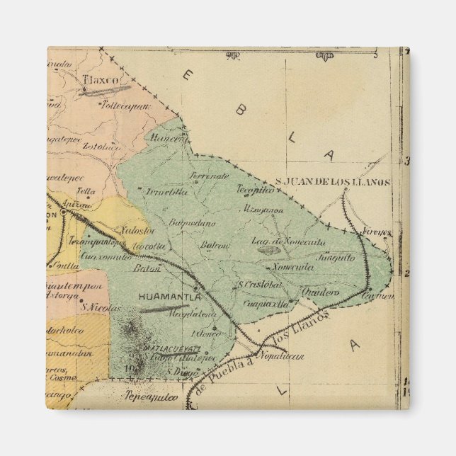 Tlaxcala, Mexiko Magnet (Framsidan)