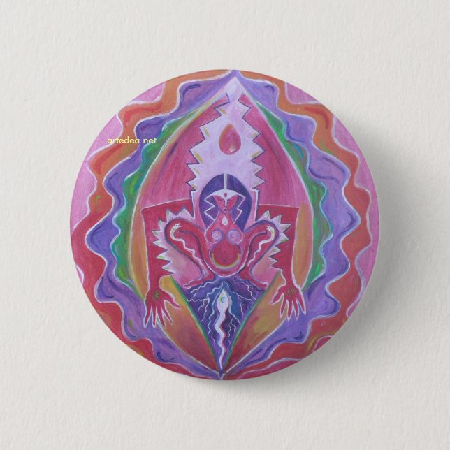 Tlazolteotl - Button Knapp (Framsida)