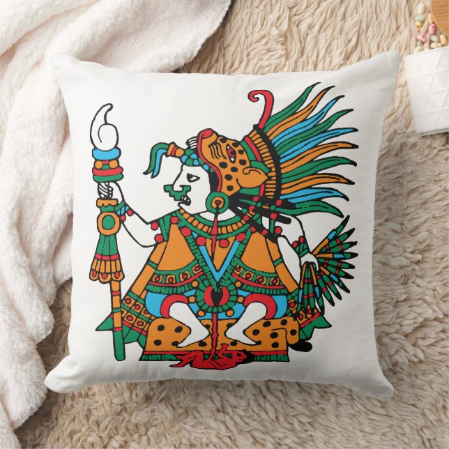 Tlazolteotl - guddess gudinna av jorden Mor Kudde (Filt)