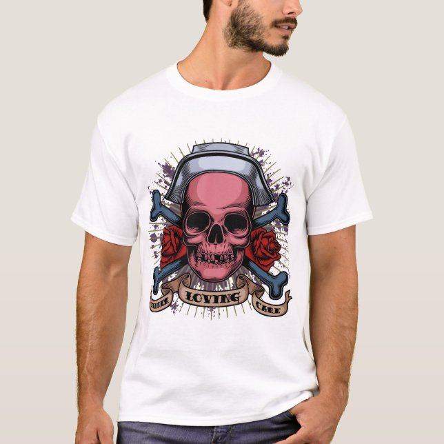 Tlc-sjuksköterskaskalle T Shirt (Framsida)