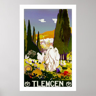 Tlemcen Algeriet Poster
