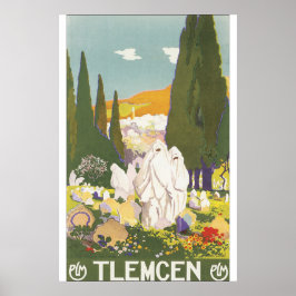 Tlemcen Vintage resor Poster