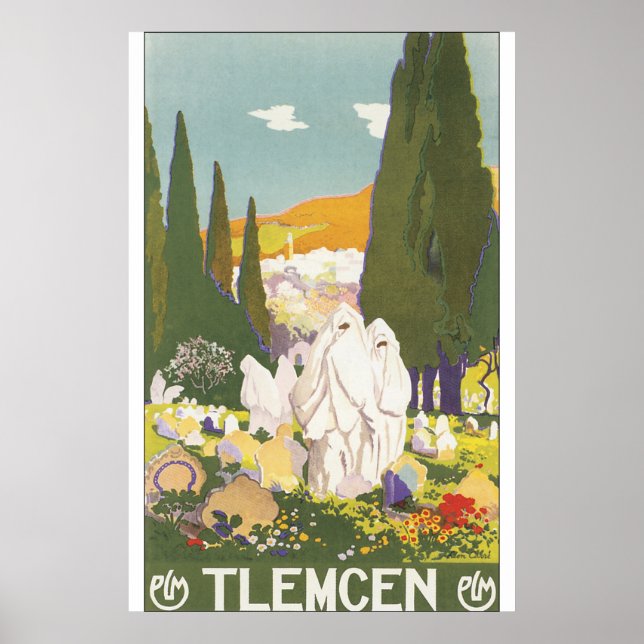 Tlemcen Vintage resor Poster (Framsidan)