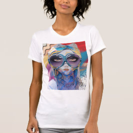 TLES Absrtact Female design T Shirt