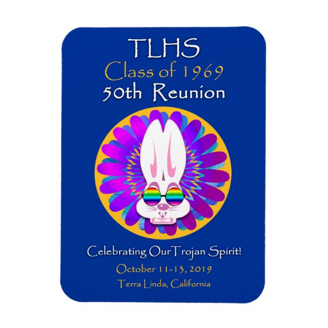TLHS Bunny Boy Class of 1969 50th Reunion Magnet (Vertikal)