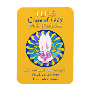 TLHS-klass 1969 Bunny Girl 50th Reunion Magnet