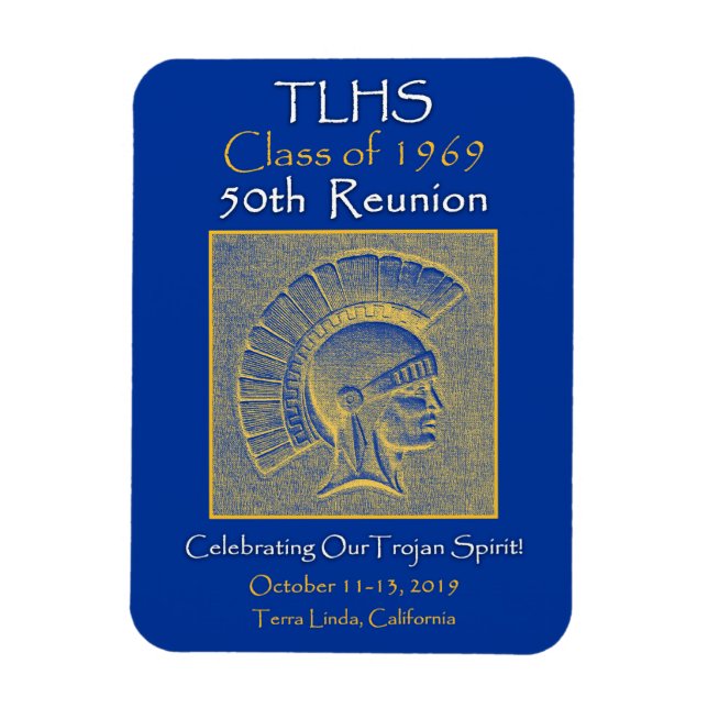 TLHS-klass 1969 Trojan Spirit 50:e återförening Magnet (Vertikal)