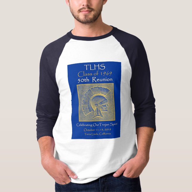 TLHS-klass 1969 Trojan Spirit 50:e återförening T Shirt (Framsida)