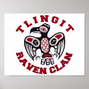 Tlingit Raven Klan Poster