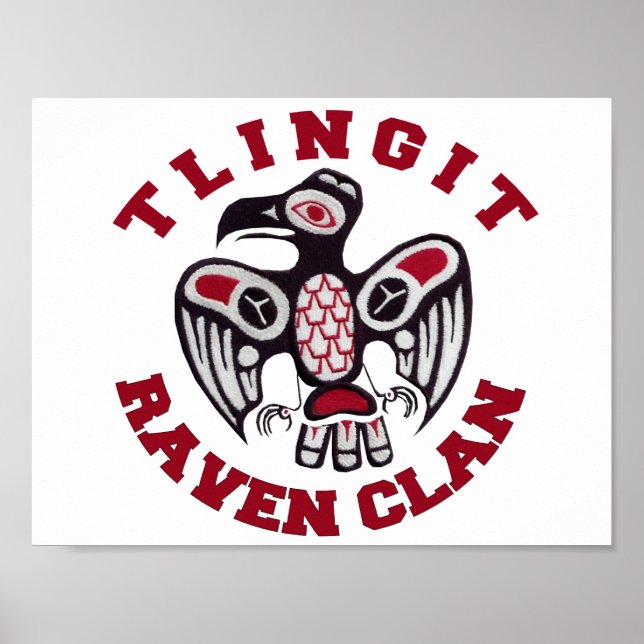 Tlingit Raven Klan Poster (Framsidan)