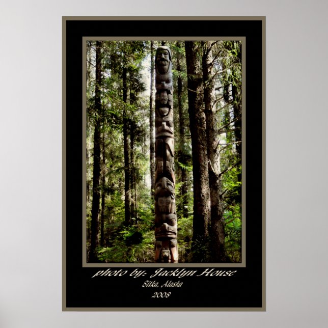 Tlingit Totem Poster (Framsidan)