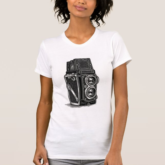 TLR camera t-shirt (Framsida)
