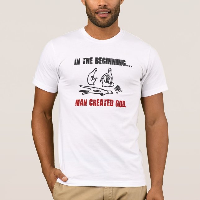 TLT i början, man skapade guden Tee Shirt (Framsida)