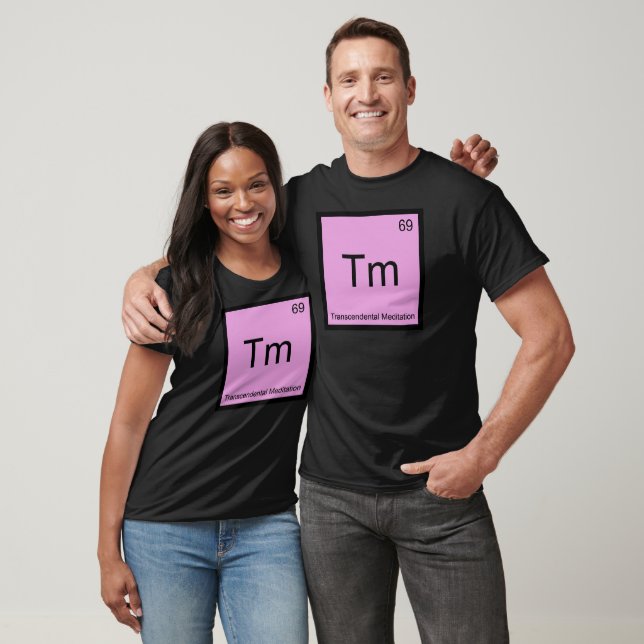 Tm - Transcendental Meditation Chemistry Inslag T Tee Shirt (Unisex)