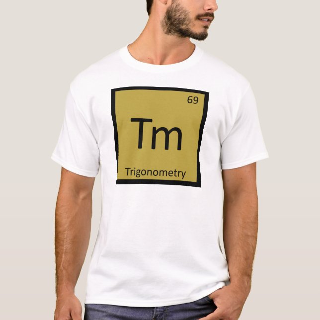 Tm - Trigonometri Matematik Kemi Periodiska System Tröja (Framsida)