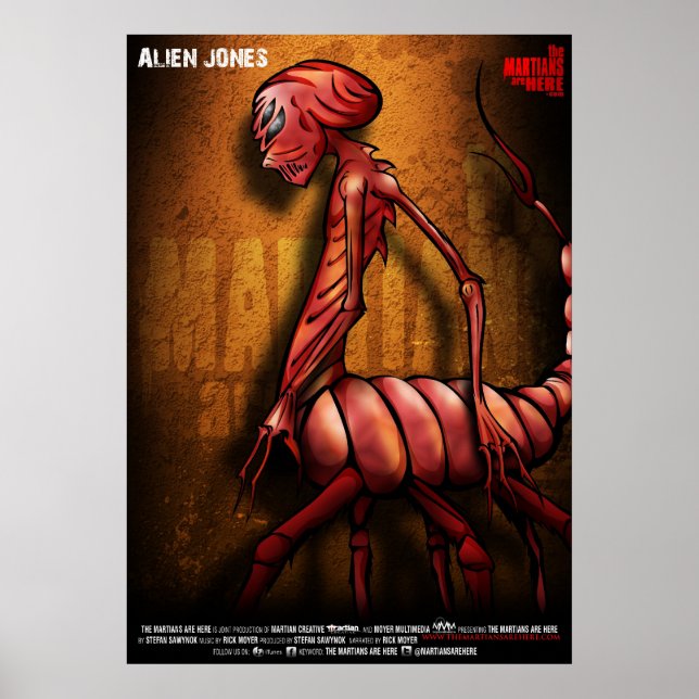 TMAH Alien Jones Poster (Framsidan)