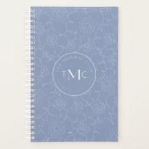 TMC Blue Blommigt Logotyp