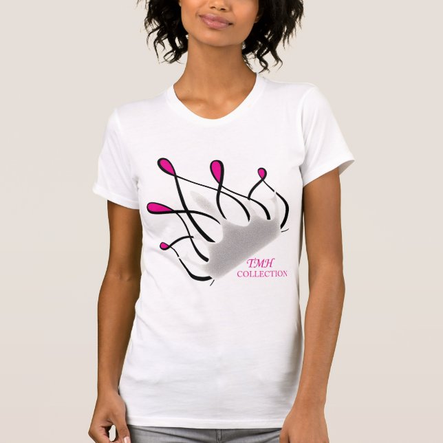 TMH COLLECTION - Women's Queen Tee_ Rosa T Shirt (Framsida)