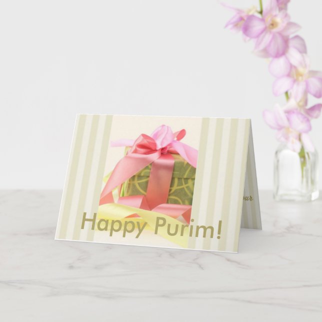 TMH-KOLLEKTION - Elegant GER Purim Heliga Day Card Kort (Orkide)