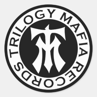 TMR. Sticker Runt Klistermärke