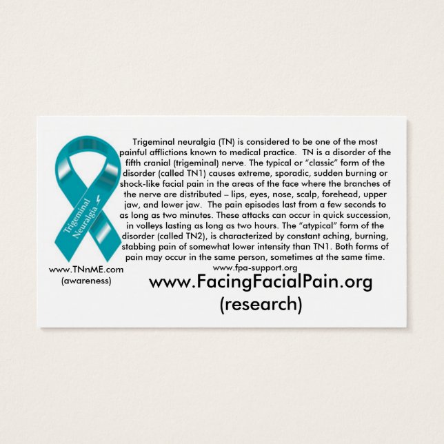 TN-informationskort Visitkort (Baksidan)