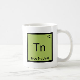 Tn - Riktigt neutralt roligt kemiinslagsymbol T Kaffemugg