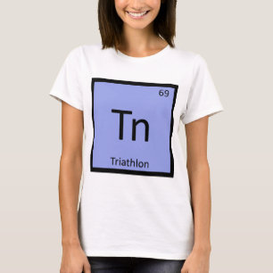 Tn - Triathlon Sportkemi Periodiska Systemet T-shirt