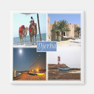 TN Tunisien - DJERBA - Fridge Magnet