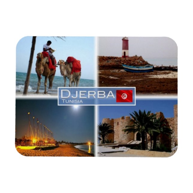 TN Tunisien - Djerba - Magnet (Horisontell)