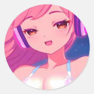 Tne Stellargroove Venus Round Sticker #01 Runt Klistermärke