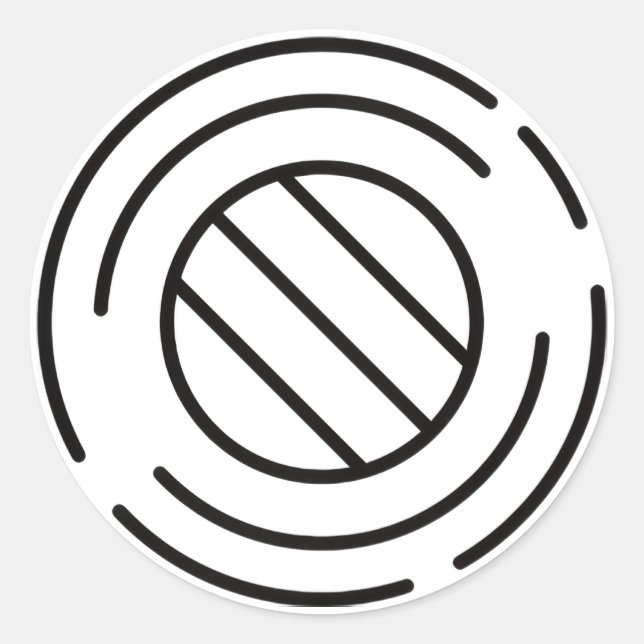 TNHY Stickers Runt Klistermärke (Framsida)