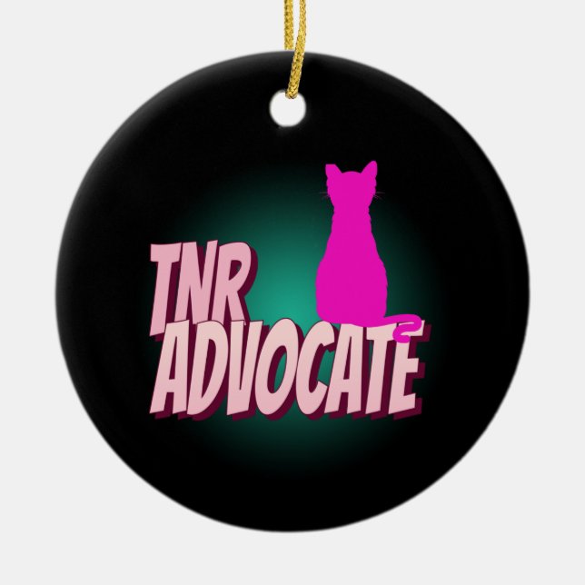 TNR ADVOCATE TRAP NEUTER RELEASE CAT ORNAMENT (Framsidan)